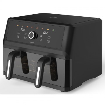 Morris MAF-1106 Air Fryer με Διπλό Αποσπώμενο Κάδο 10.4lt Μαύρο